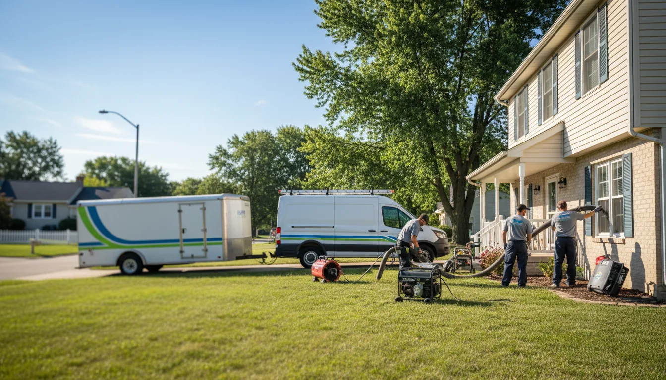 Flooded Basement Restoration And Cleanup With Repair in Little Suamico, WI near me